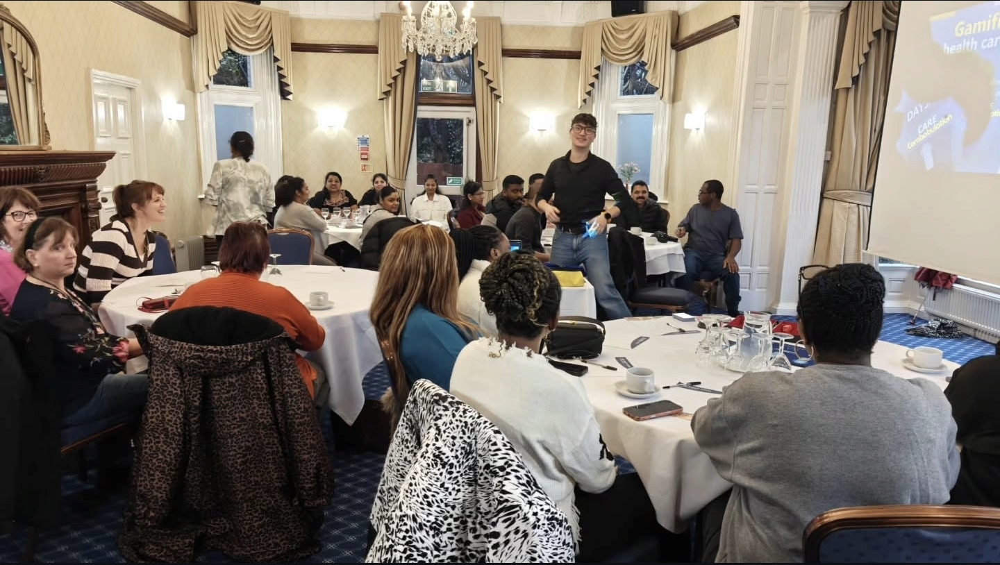 Medical education training session with CareCombobulation games