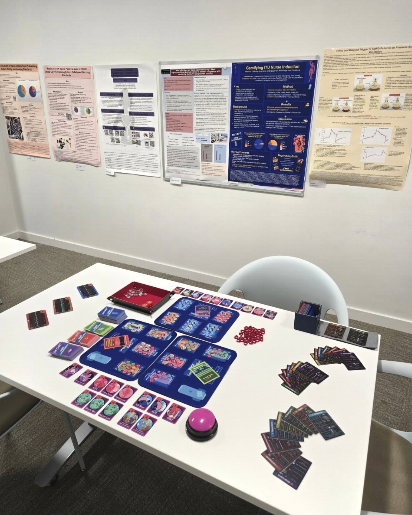 CareCombobulation game display at medical conference