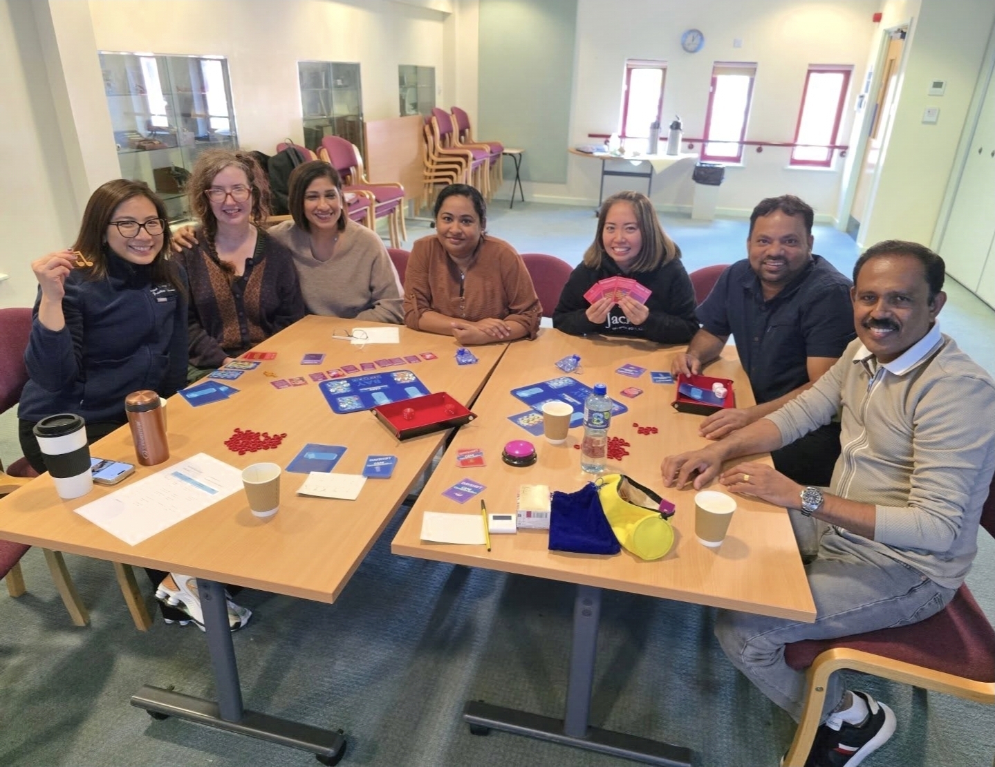 Healthcare team playing CareCombobulation educational game